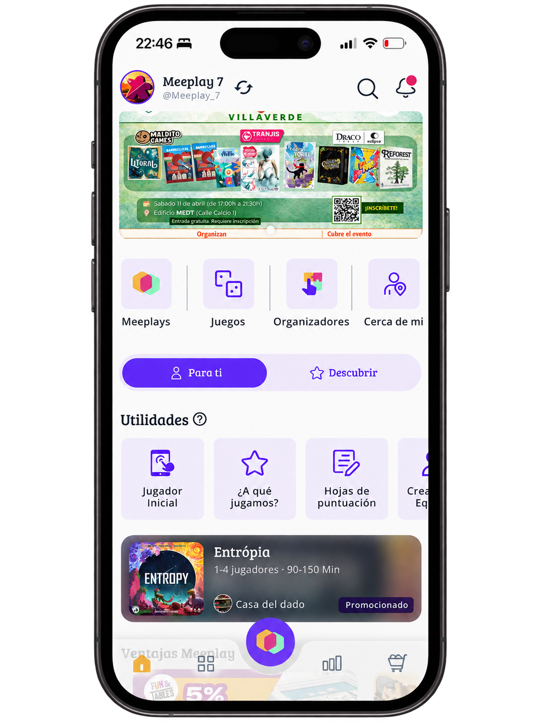 Conecta directamente con quien juega